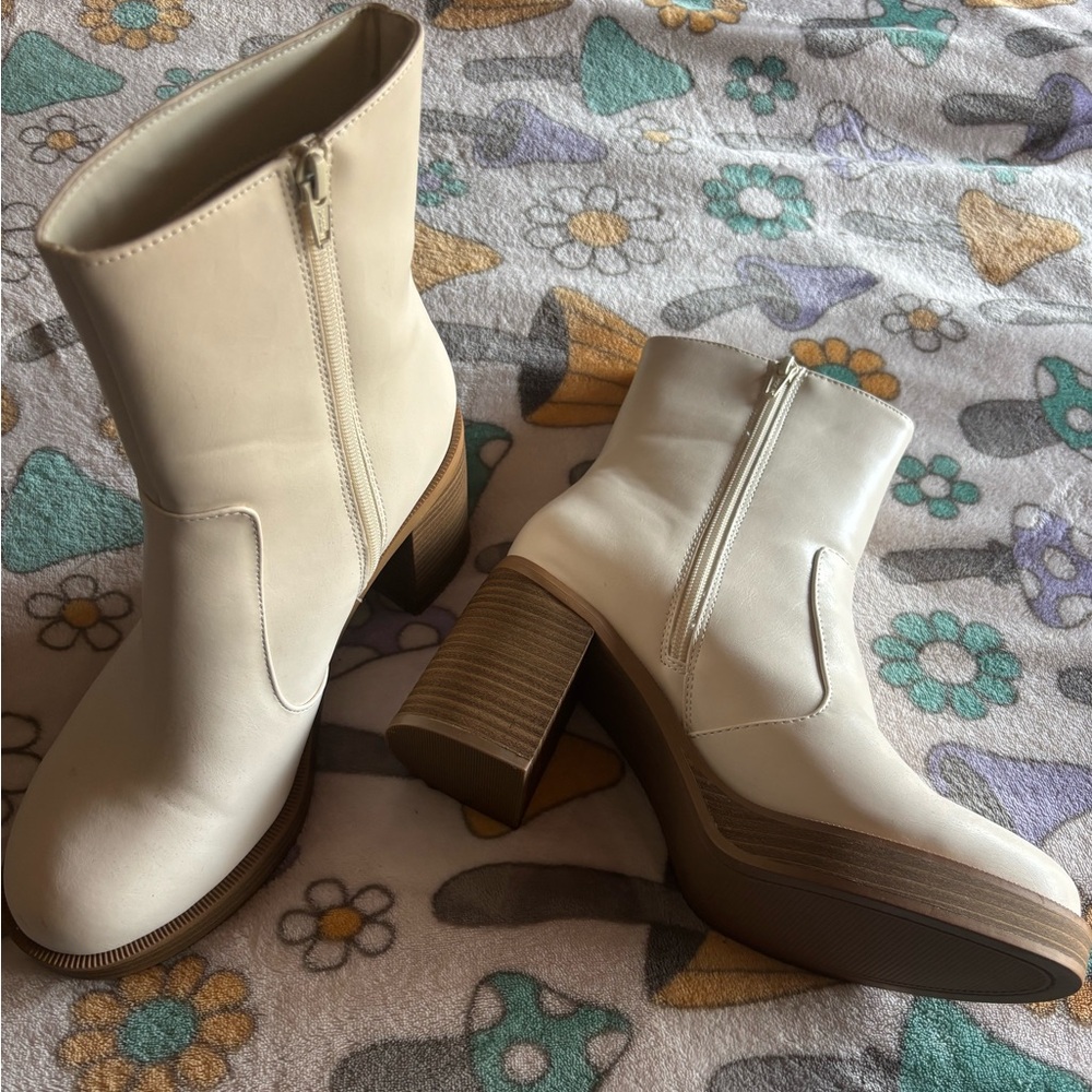 White boots